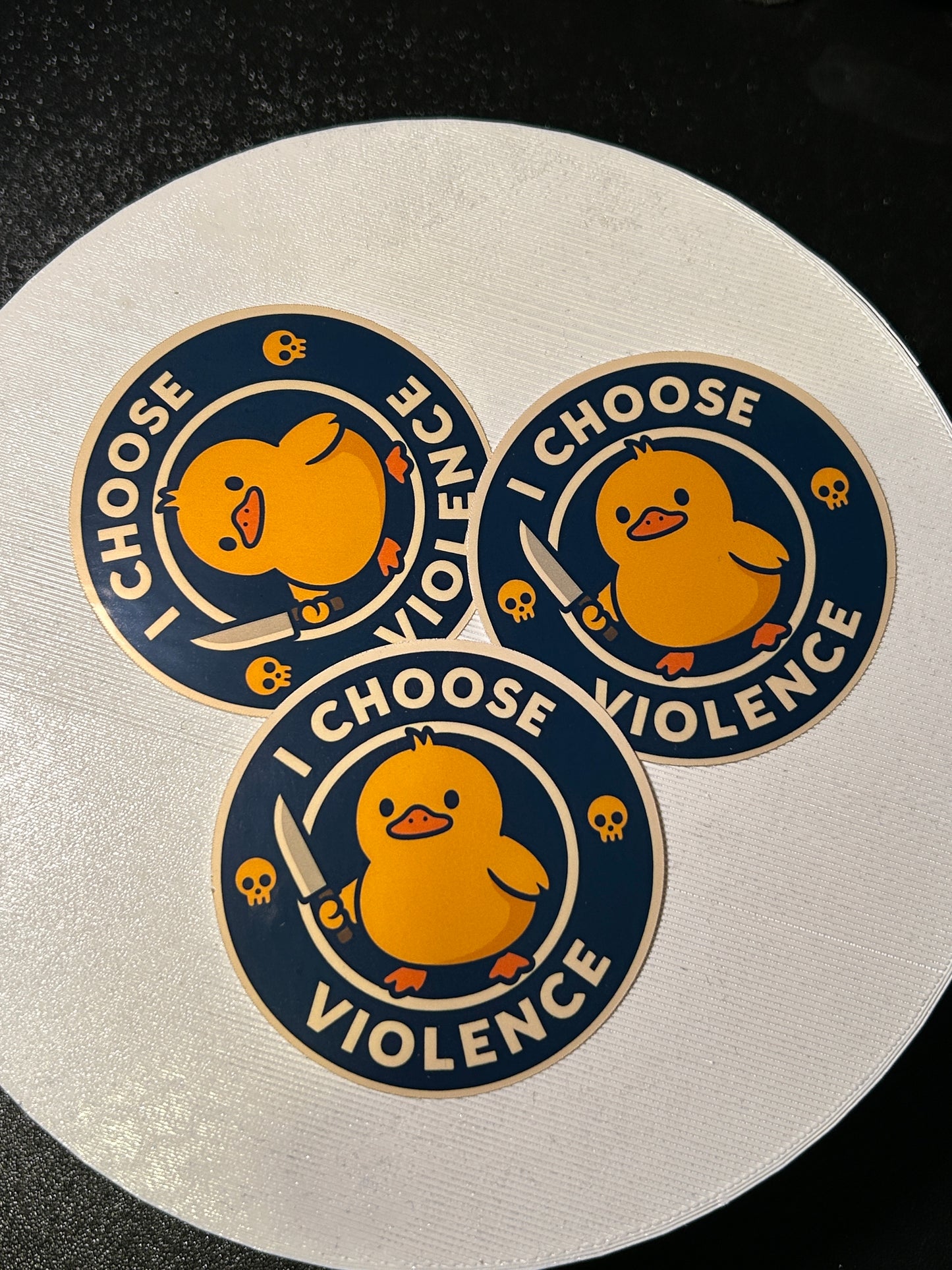 Naklejka I choose violence