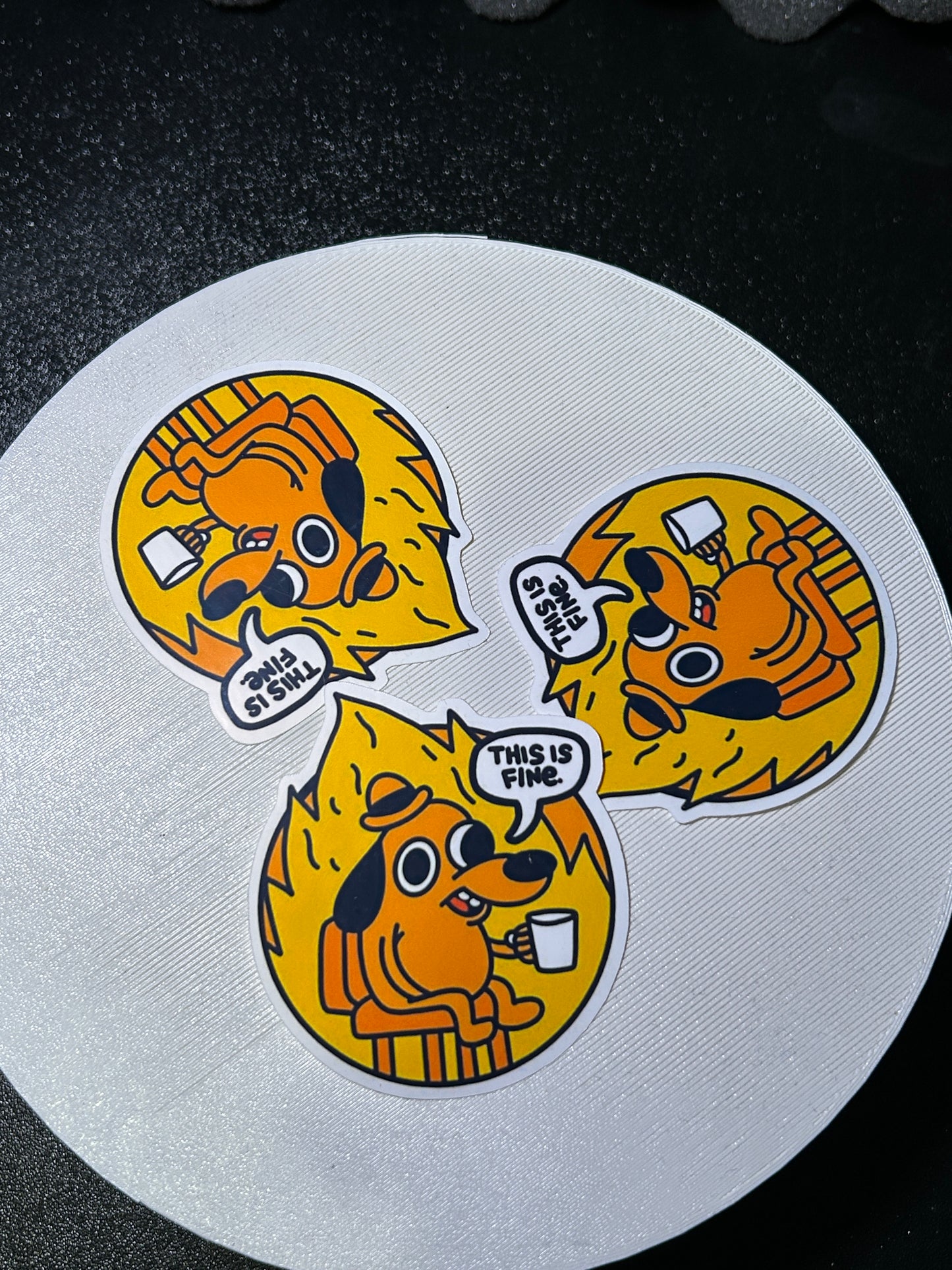 Naklejka This is Fine