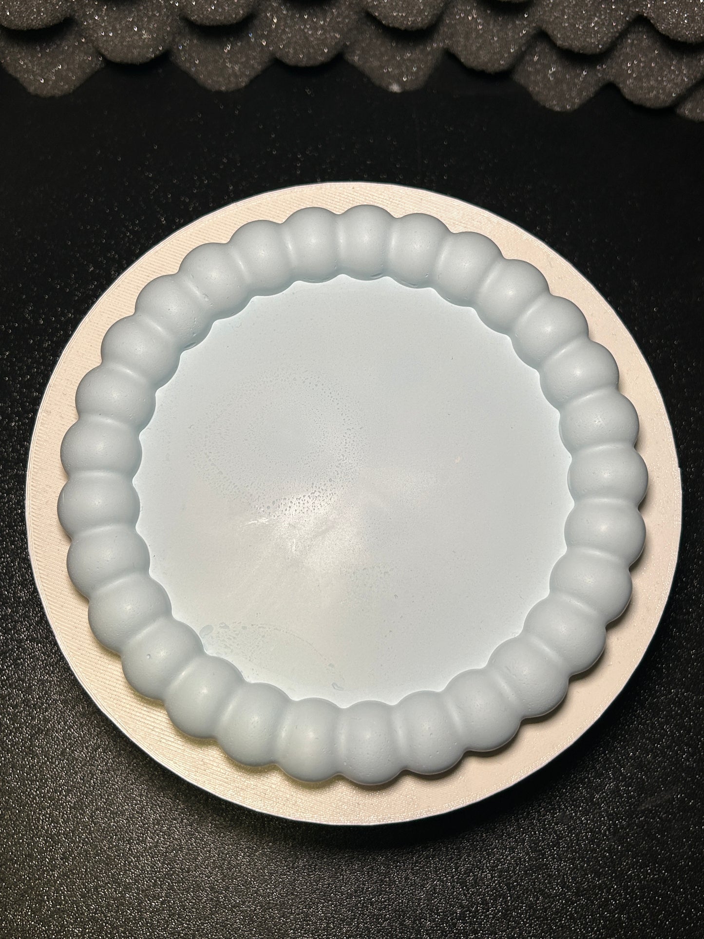 Okrągła podstawka gipsowa