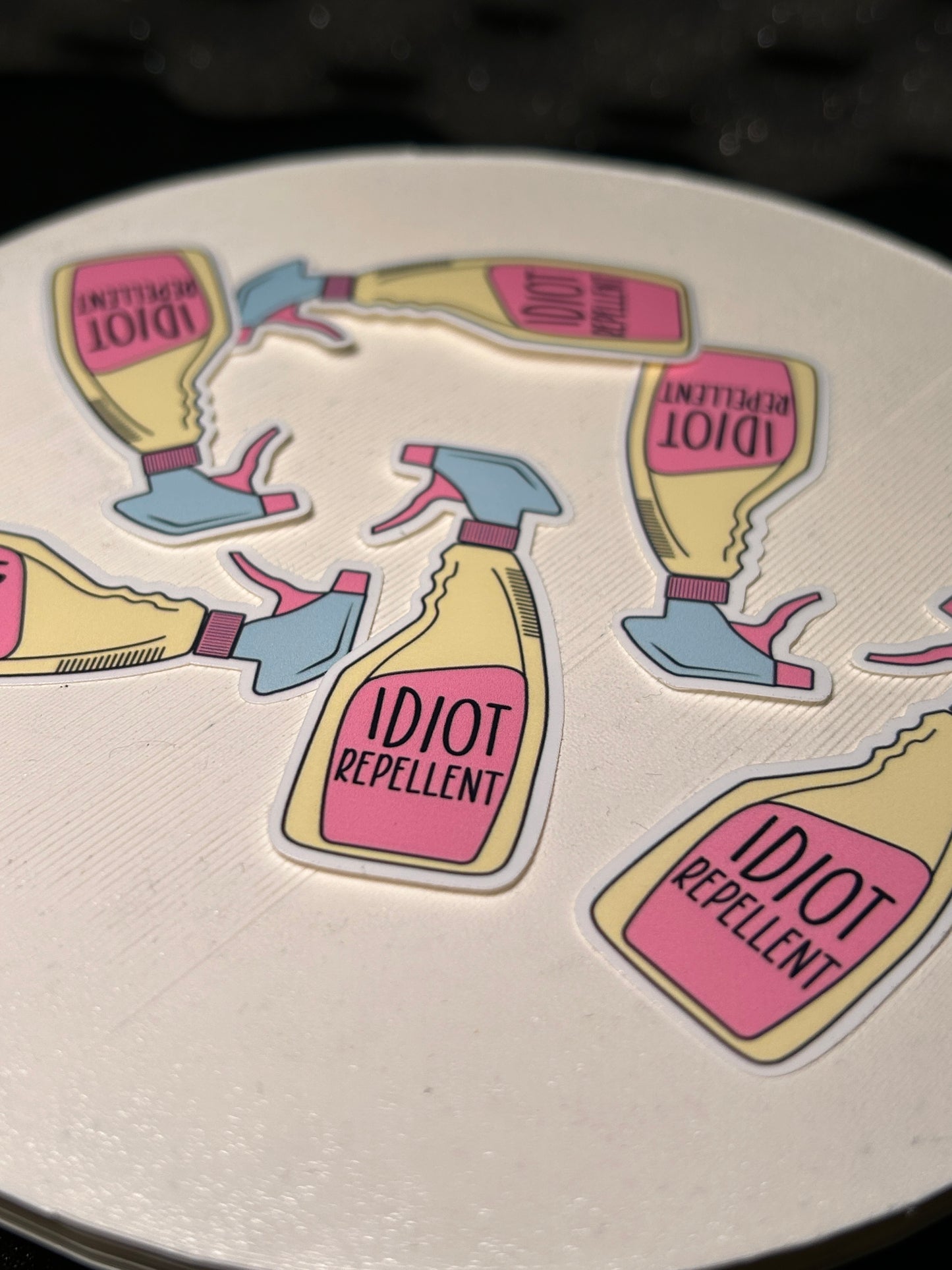 Naklejka Idiot Repellent