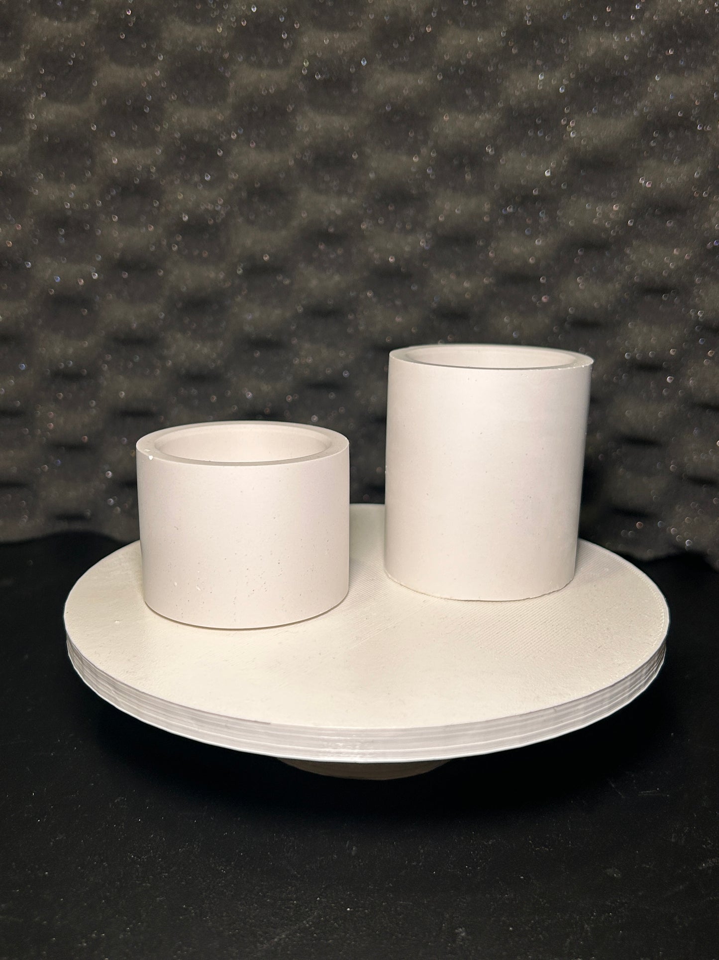 Świecznik gipsowy v2