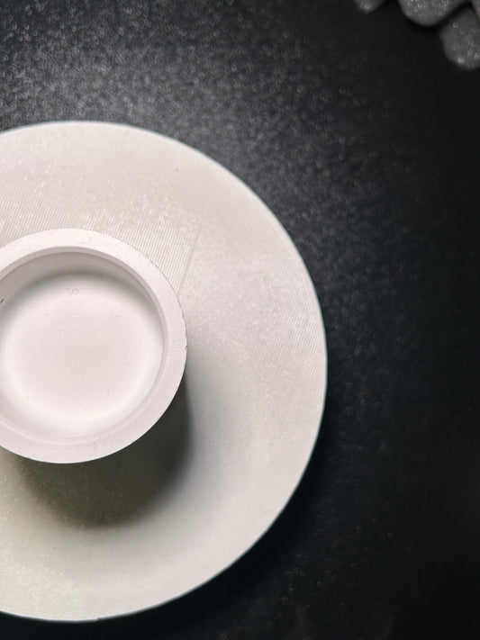 Świecznik gipsowy v1