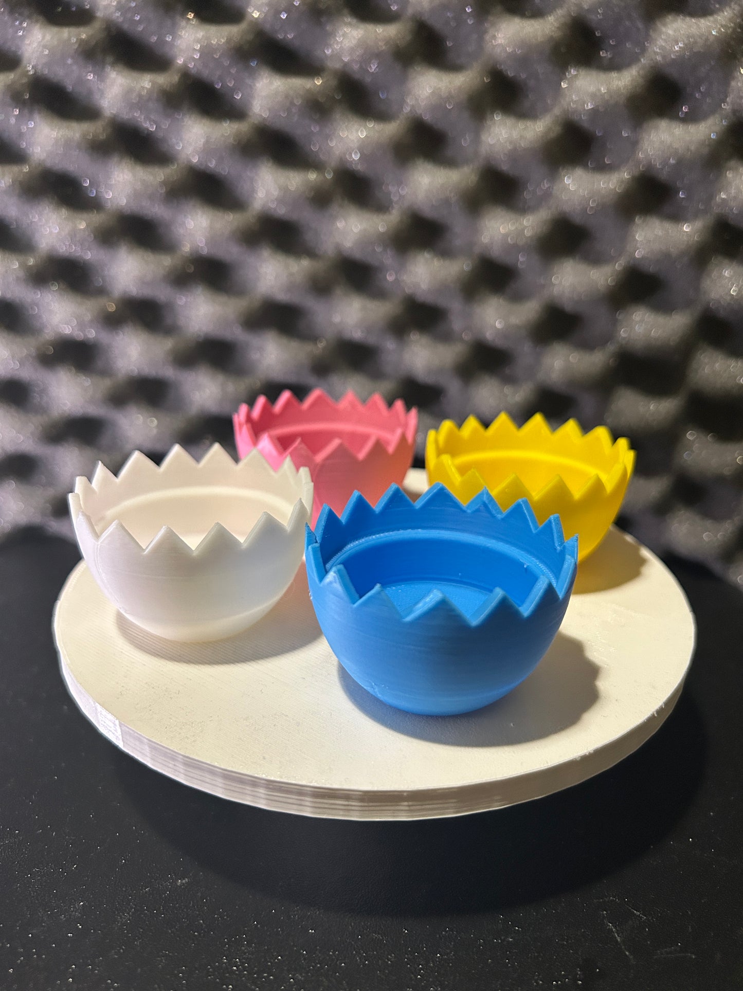 Świecznik jajko skorupka