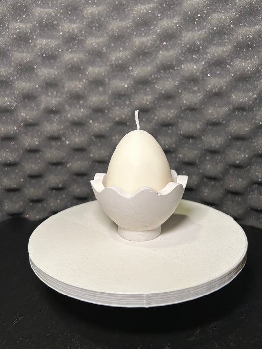 Świeca sojowa jajko